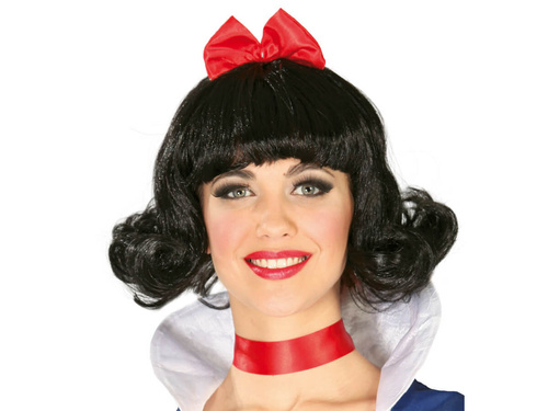 Fekete paróka masnival - 1 db.