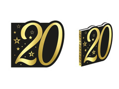 Huszadik születésnapi fekete vendégkönyv