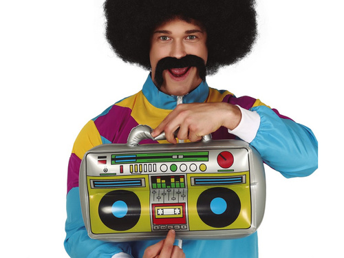 Felfújható rádió - 40 x 20 cm - 1 db.