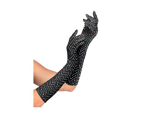 Fényes bársony kesztyű 42 cm