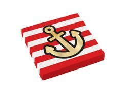 Kalóz térkép szülinapi szalvéta - 33 cm - 16 db.