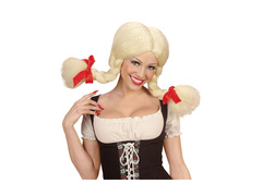 Bajor paróka hajlítható copfokkal