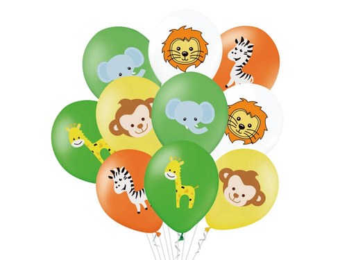 Szafari latex lufi - 30 cm - 10 db.