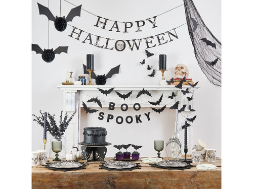 Halloween papír denevér függő dekoráció - ??? cm - 1 db.