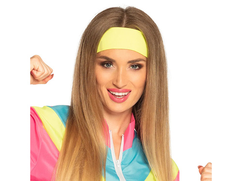 Neonsárga fejpánt - 1 db.