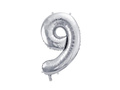 9-es számú ezüst fólialufi - 72 cm - 1 db.