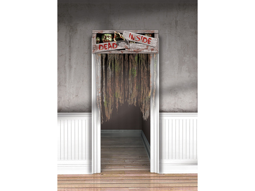 Zombis ajtódísz - 96,5 x 140 cm - 1 db.