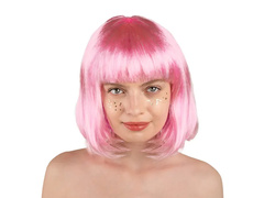 Paróka rojtokkal világos rózsaszín - 1 db.