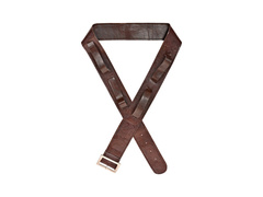 Barna öv 4 kard- és fegyvertáskával - műbőr