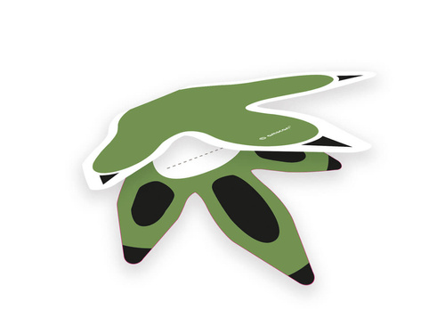 Dinoszauruszok asztali kártyák - 8,5 x 9,8 cm - 8 db.