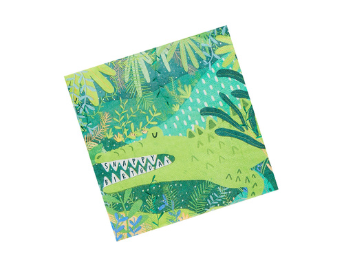 Krokodil szalvéták - 33 cm - 16 db.