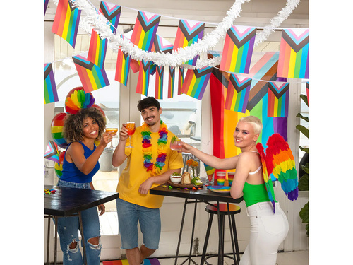 Hawaii többszínű nyaklánc -100 cm - 1 db.