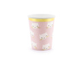Papírpoharak Cica világos rózsaszín - 200 ml - 6 db.