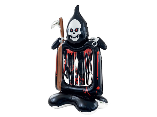 Álló fólialufi Halál kaszával - 160 cm - 1 db.