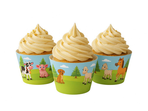 Farmos cupcake poharak - 6 db.