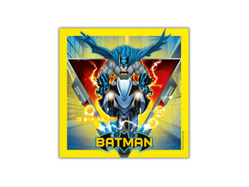 Batman születésnapi szalvéták - 33 cm - 20 db.