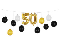 50. születésnapi lufi készlet - 1 készlet