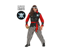 Kalóz jelmez világító koponyával