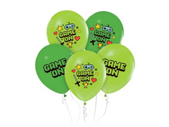 Játék latex léggömbökön - 30 cm - 5 db.