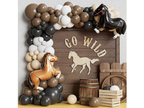 Zestaw balonów do girlandy Koniki - 134 szt.