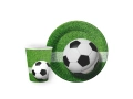 Készlet poharak + papírtányérok Football - 24 db.
