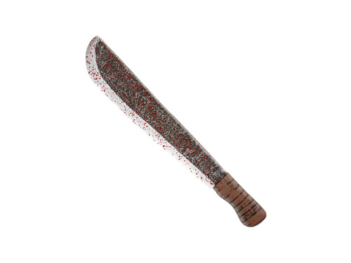 Vérfoltos műanyag machete - 56 cm