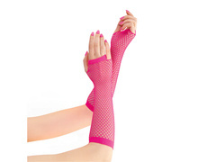 Rózsaszín hálós kesztyű - 24 cm