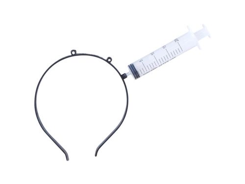 Fecskendő a fejben Halloween alkalmából - 1 db.