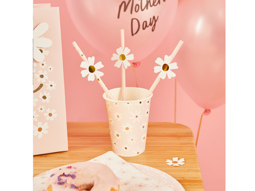 Papírpoharak Daisies - 250 ml - 8 db.