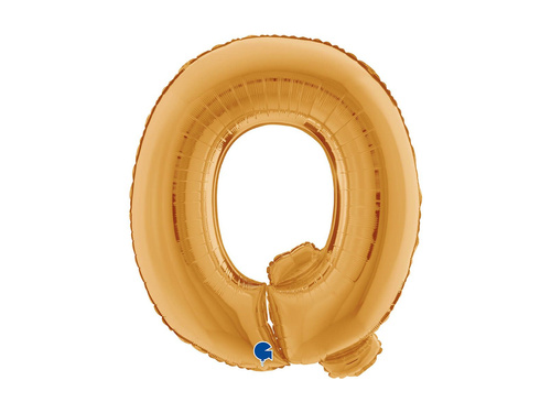 Fólia lufi Q betű arany - 40" - 1 db.