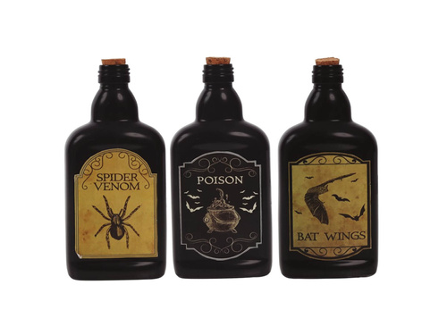 Halloween üvegcsék - 19 cm - 1 db.