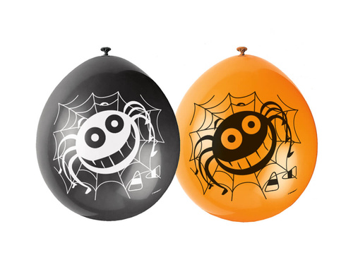 Latex pók lufi - 23 cm - 10 db.