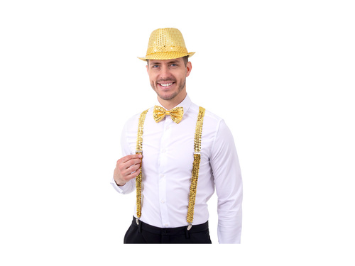 Arany flitteres légy - 7 x 12 cm - 1 db.