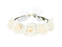 Füzér fehér virágokkal - 1 db.