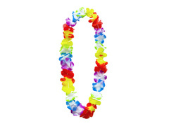 Hawaii nyaklánc - szivárvány - 100 cm - 1 db.