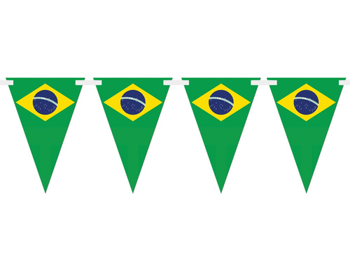 Brazília zászló lógó banner - 5m
