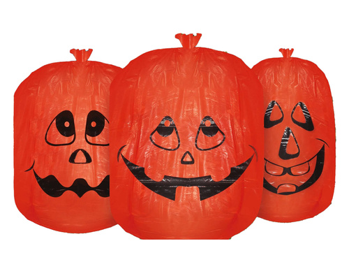 Halloween tökzsákok - 3 db.