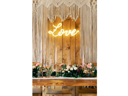 Dekoratív neon LED Szerelem