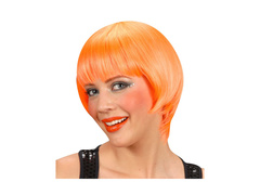 Neon narancssárga Rave Girl paróka