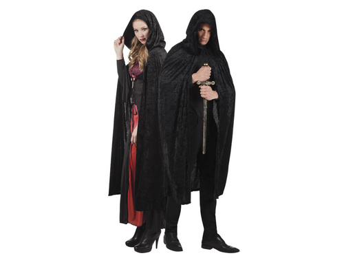 Vámpír köpeny jelmez fekete