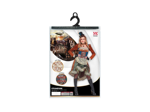 Steampunk jelmez chokeren és kesztyűvel