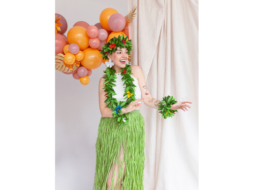 Hawaii szoknya hosszú zöld - 77 cm - 1 db.