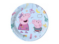 Peppa Pig születésnapi papírtányérok - 23 cm - 8 db.