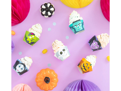 Monsters cupcake liners - 6 db.