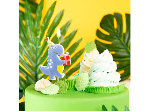 Születésnapi gyertya Dinoszaurusz - 9,7 cm - 1 db.