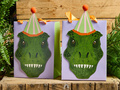 Dinoszauruszok T-Rex papírzacskók - 5 db.