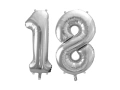 18-as számú ezüst fólialufi - 86 cm - 2 db.