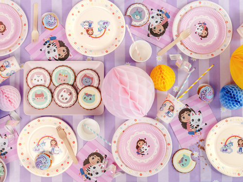 Gabi macskaháza születésnapi szalvéták - 33 cm - 20 db.