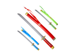 Japán katana tokkal - 60 cm - vegyes színekben