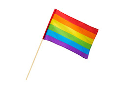 Szivárványos zászló - 30 x 45 cm - 1 db.